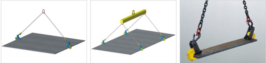 LHC-A橫吊鋼板起重鉗使用案例