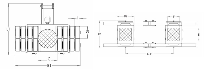 JLB15G JFB15G搬運小坦克30噸尺寸