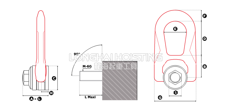 FE.DSR萬(wàn)向旋轉(zhuǎn)吊環(huán)尺寸