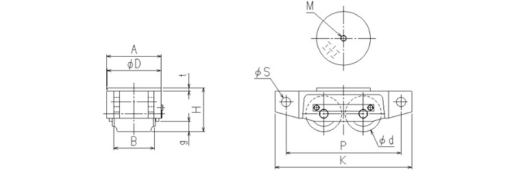 日本TIRROLLER CW型搬運(yùn)坦克車尺寸圖